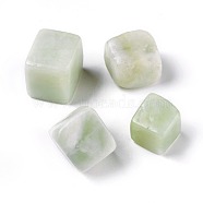 Natural Xiuyu Jade Beads, Cube, No Hole/Undrilled, 13~27x13~27x13~27mm, about 100g/bag(G-E546-09)