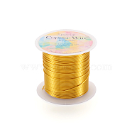 Round Copper Wire Copper Beading Wire for Jewelry Making, Long-Lasting Plated, Gold, 20 Gauge, 0.8mm, about 26.24 Feet(8m)/roll(YS-TAC0004-0.8mm-03)