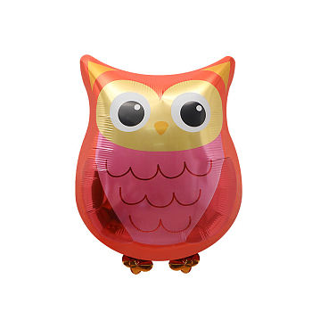 Animal Theme Aluminum Balloon, for Party Festival Home Decorations, Owl Pattern, 540x450mm