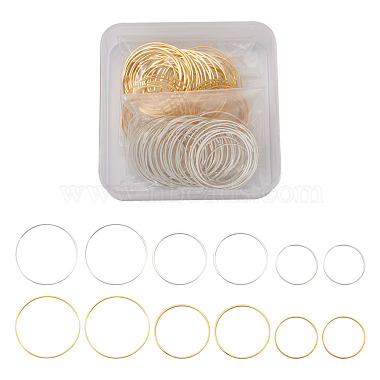 Brass Linking Rings(KK-YS0001-03)-1