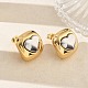 304 Stainless Steel Stud Earrings(SA-CBA2696-33GP)-2