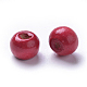 Dyed Natural Wood Beads(WOOD-Q006-8mm-01-LF)-2