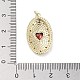 Rack Plating Brass Micro Pave Clear Cubic Zirconia Pendants(KK-H474-23G-01)-3