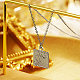 Stainless Steel Square Pendant Necklace(CP3503-2)-1