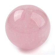 Natural Rose Quartz Sphere Beads, No Hole/Undrilled, Round Ball Beads, 30~31mm(G-I367-05F)