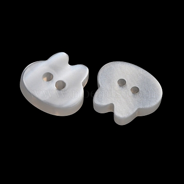 2 boutons de r&eacute;sine -hole(RE-CBA1807-03F)-2