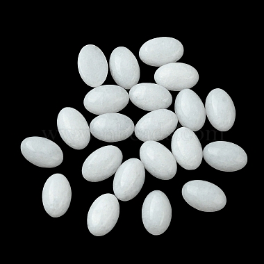 Natural White Jade Cabochons(G-A094-01A-13)-2