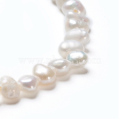 Hebras de perlas de agua dulce cultivadas naturales(X-PEAR-I004-08C)-4