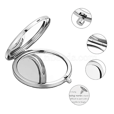 304 Stainless Steel Customization Mirror(DIY-WH0245-008)-3