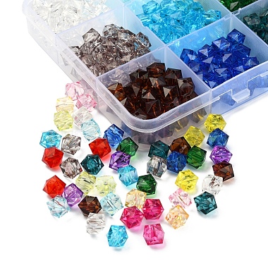 450Pcs 15 Colors Transparent Acrylic Beads(TACR-YW0001-56)-3