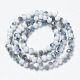 Electroplate Opaque Solid Color Glass Beads Strands(EGLA-A034-P8mm-I10)-2