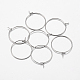 316 Surgical Stainless Steel Hoop Earrings Findings(X-STAS-F149-32P-E)-1