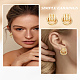 1 Pair Brass Stud Earrings(EJEW-LP0001-69)-4
