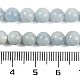 Natural Aquamarine Round Bead Strands(G-I155-02-6mm)-3