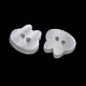 2 boutons de r&eacute;sine -hole(RE-CBA1807-03F)-2
