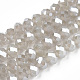 perles en verre plaquent brins(EGLA-A034-J8mm-A15)-1