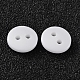 2-Hole Flat Round Resin Sewing Buttons for Costume Design(BUTT-E119-14L-19)-2