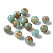 Acrylic Beads, Imitation Jade, Round, Colorful, 12mm, Hole: 2mm, about 500pcs/500g(OACR-C019-05)