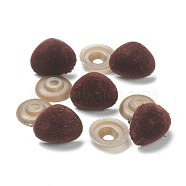 (Defective Closeout Sale: Hair Slip), Nose Flocky Plastic Doll Safety Noses, Toy Accessories, Coconut Brown, 23x18x20.5mm(DIY-XCP0001-43D-02)