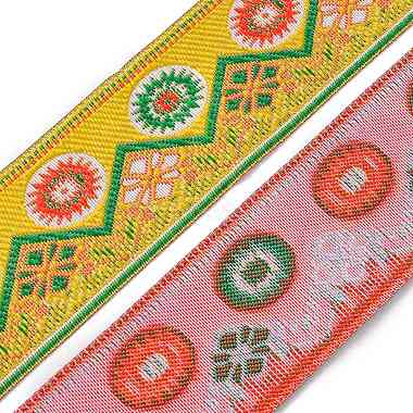 Embroidery Polyester Ribbons(OCOR-WH0064-13F)-2