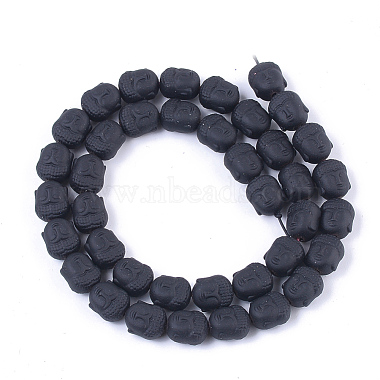 Spray Painted Non-magnetic Synthetic Hematite Beads Strands(X-G-T116-28-17)-2