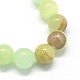 jade amarillo hebras de perlas de piedras preciosas teñidos naturales(G-R271-8mm-Y27)-2