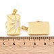 Brass Micro Pave Clear Cubic Locket Pendants(X-KK-Z140-19G)-3