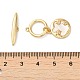 Rack Plating Brass Micro Pave Clear Cubic Zirconia Toggle Clasps(KK-E084-10G)-3