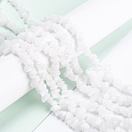 Natural White Jade Beads Strands, Chip, 3~16x3~8mm, Hole: 0.7mm, 80~81cm(X-G-F703-02)