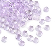 Natural Amethyst Cabochons, Half Round, 3x2mm(G-I295-06)