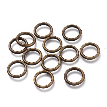 CCB Plastic Linking Rings, Ring, Antique Bronze, 11x2mm, Inner Diameter: 7mm
