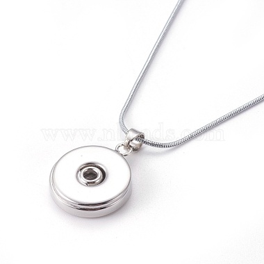 Trendy Snap Necklace Making(NJEW-S100)-2