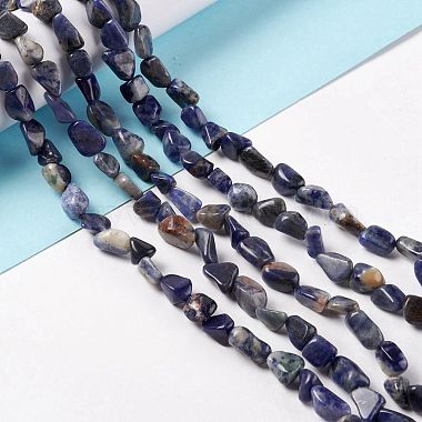 Natural Sodalite Beads Strands(G-E115-01)-2