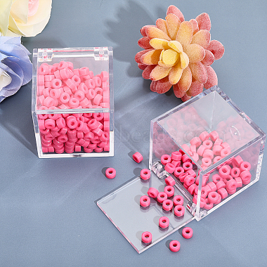 Square Transparent Plastic Candy Storage Case(ODIS-WH0043-53)-5