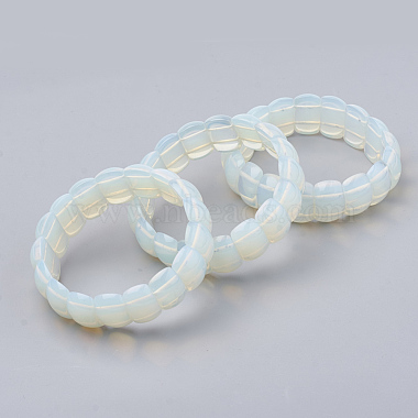 Bracelets élastiques en perles opalite(BJEW-S137-23)-2