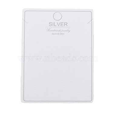 100Pcs Paper Jewelry Necklace Display Cards(CDIS-NH0001-01C)-2