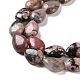 rhodonite naturales hebras de cuentas(G-K357-A17-01)-4