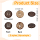 100Pcs 2 Styles Coconut Buttons(BUTT-UN0001-36)-3