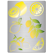 Stainless Steel Metal Cutting Dies Stencils, for DIY Scrapbooking/Photo Album, Decorative Embossing, Matte Stainless Steel Color, Lemon, 190x140mm(DIY-WH0289-099)