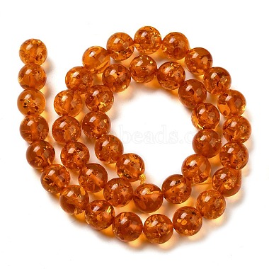 brins de perles d'ambre imitation résine(RESI-Z017-01C)-2