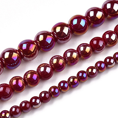 Electroplate Opaque Glass Beads Strands(X-GLAA-T032-P6mm-AB05)-4