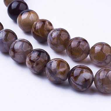 Natural Agate Bead Strands(G-P289-02D-8mm)-3