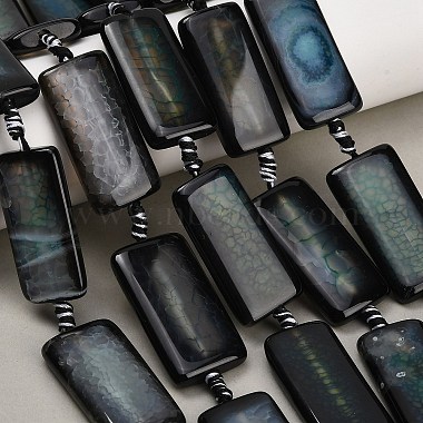 Natural Dragon Veins Agate Beads Strands(GG-CBA2A74-01E)-1