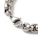 304 Stainless Steel Box Chain Bracelets(BJEW-L673-021P)-3