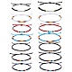 14Pcs 14 Style Glass Seed & 303 Stainless Steel Braided Bead Bracelets and Anklets Set(SJEW-SW00003-07)-1