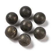 Natural Pyrite No Hole Sphere Beads, Round, 16mm(G-K353-04D-40)