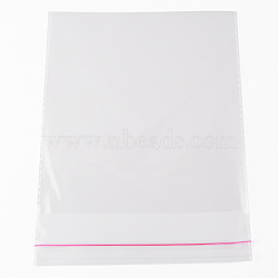 Rectangle OPP Cellophane Bags, Clear, 20x14x0.02cm, Inner Measure: 16x14cm(OPC-N001-01C-01)