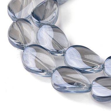 Transparent Electroplate Glass Bead Strands(EGLA-C001-M)-4