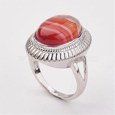 Natural & Synthetic Mixed Stone Finger Rings(RJEW-P122-M)-4