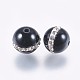 Natural & Dyed Black Onyx Beads(RB-P029-32-8mm-03A)-1